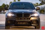BMW X6 M Matte Black on Vossen Wheels (HF-2) 2019 года